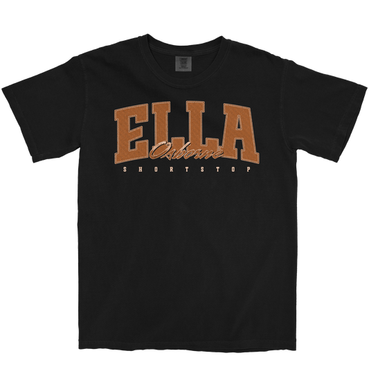 ELLA OSBORNE RETRO BLACK TEE