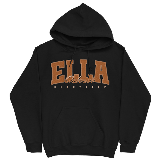 ELLA OSBORNE RETRO BLACK HOODIE