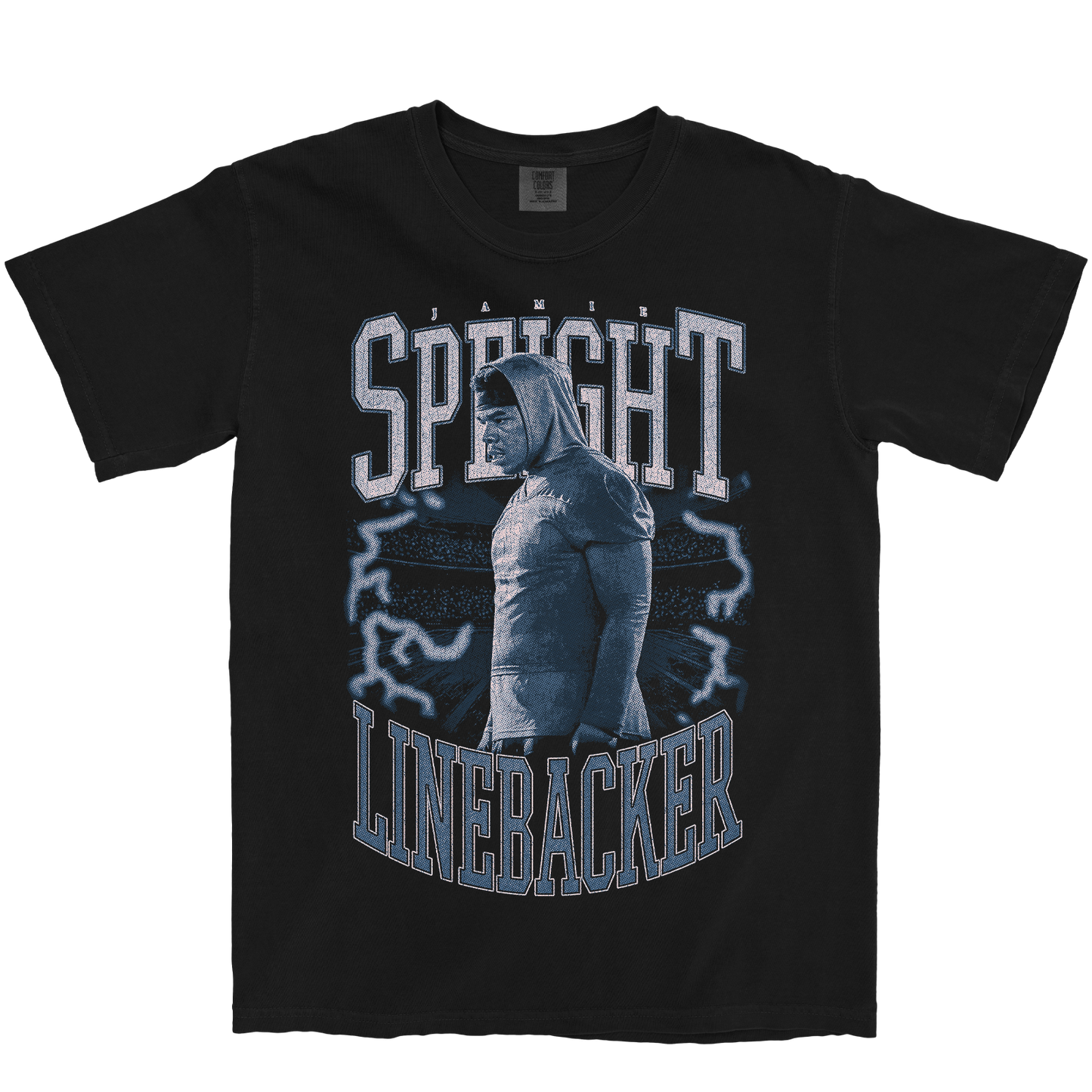 JAMIE SPEIGHT VINTAGE BLACK TEE