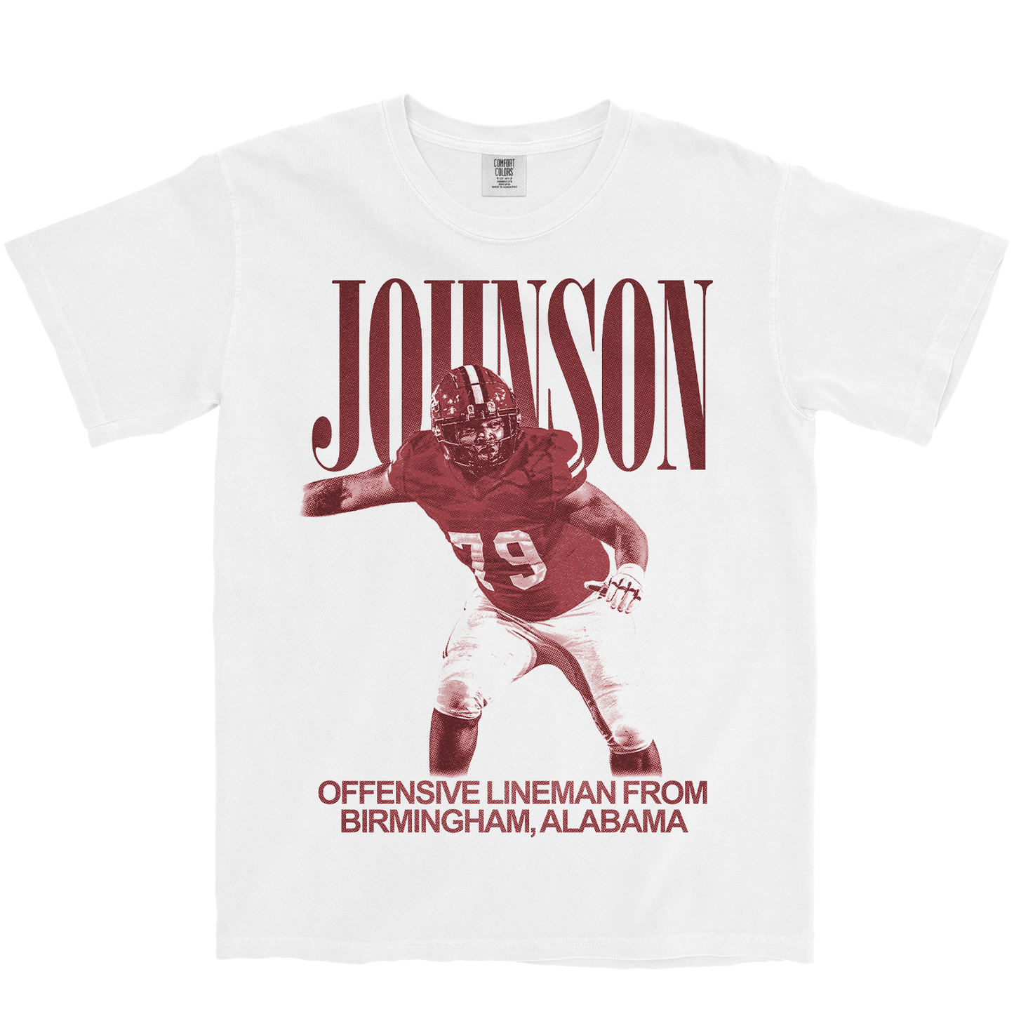 LANCE JOHNSON VINTAGE WHITE TEE