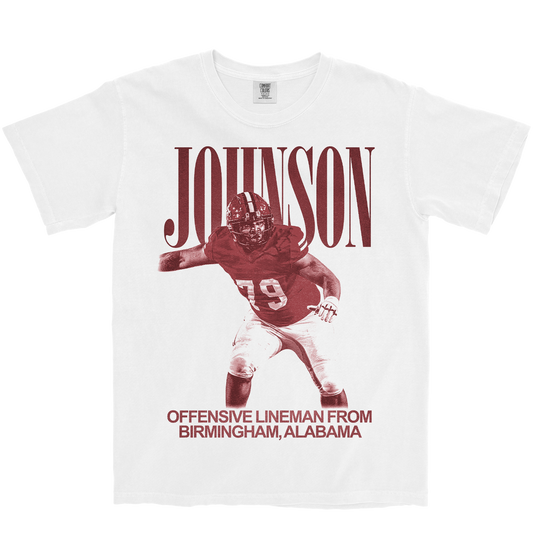 LANCE JOHNSON VINTAGE WHITE TEE