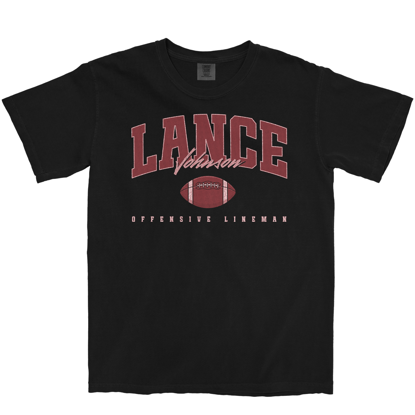 LANCE JOHNSON RETRO BLACK TEE