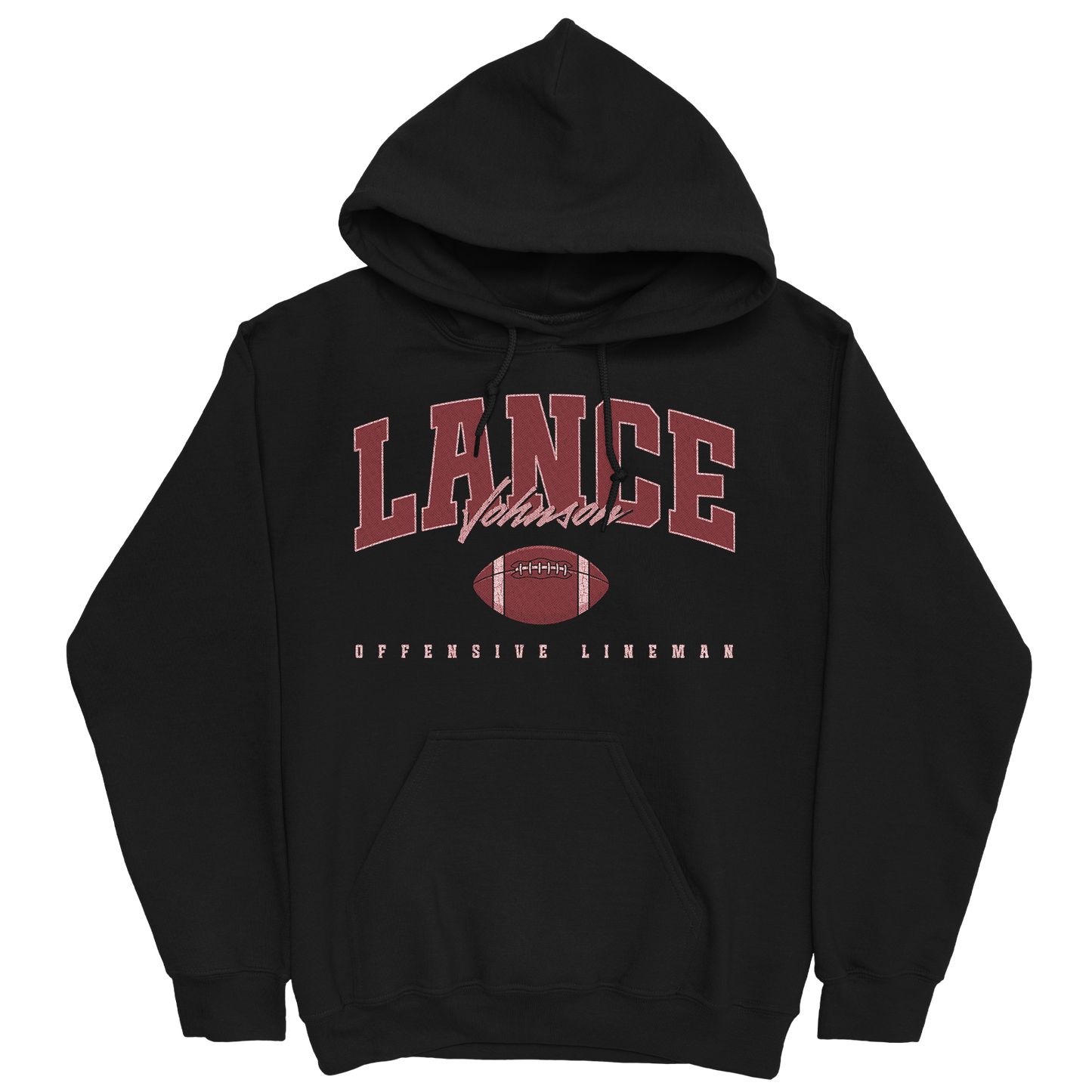 LANCE JOHNSON RETRO BLACK HOODIE