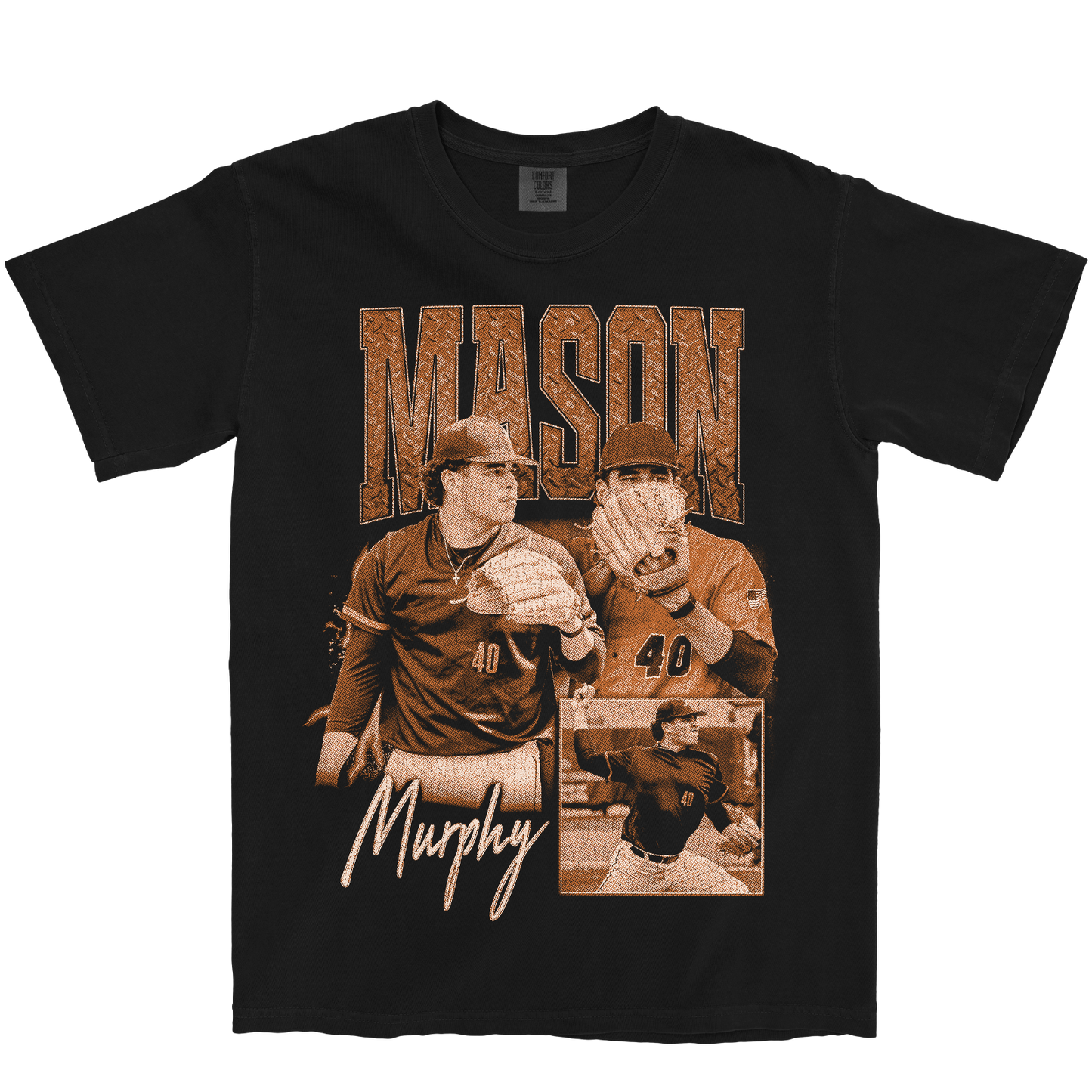 MASON MURPHY GRAPHIC BLACK TEE