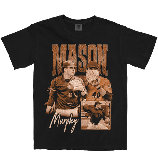 MASON MURPHY GRAPHIC BLACK TEE