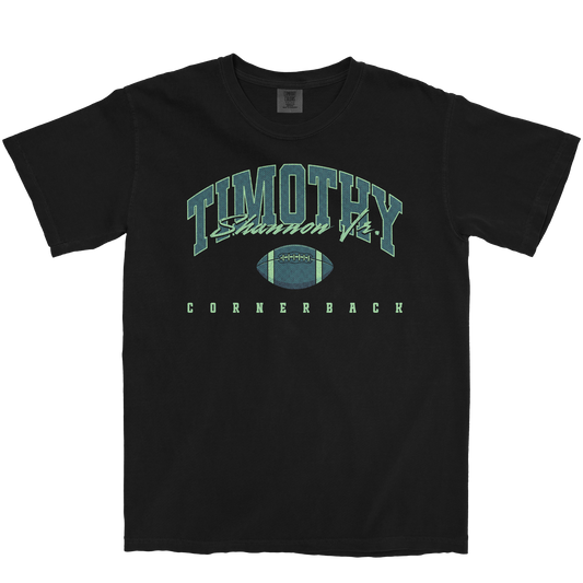 TIMOTHY SHANNON JR. RETRO BLACK TEE