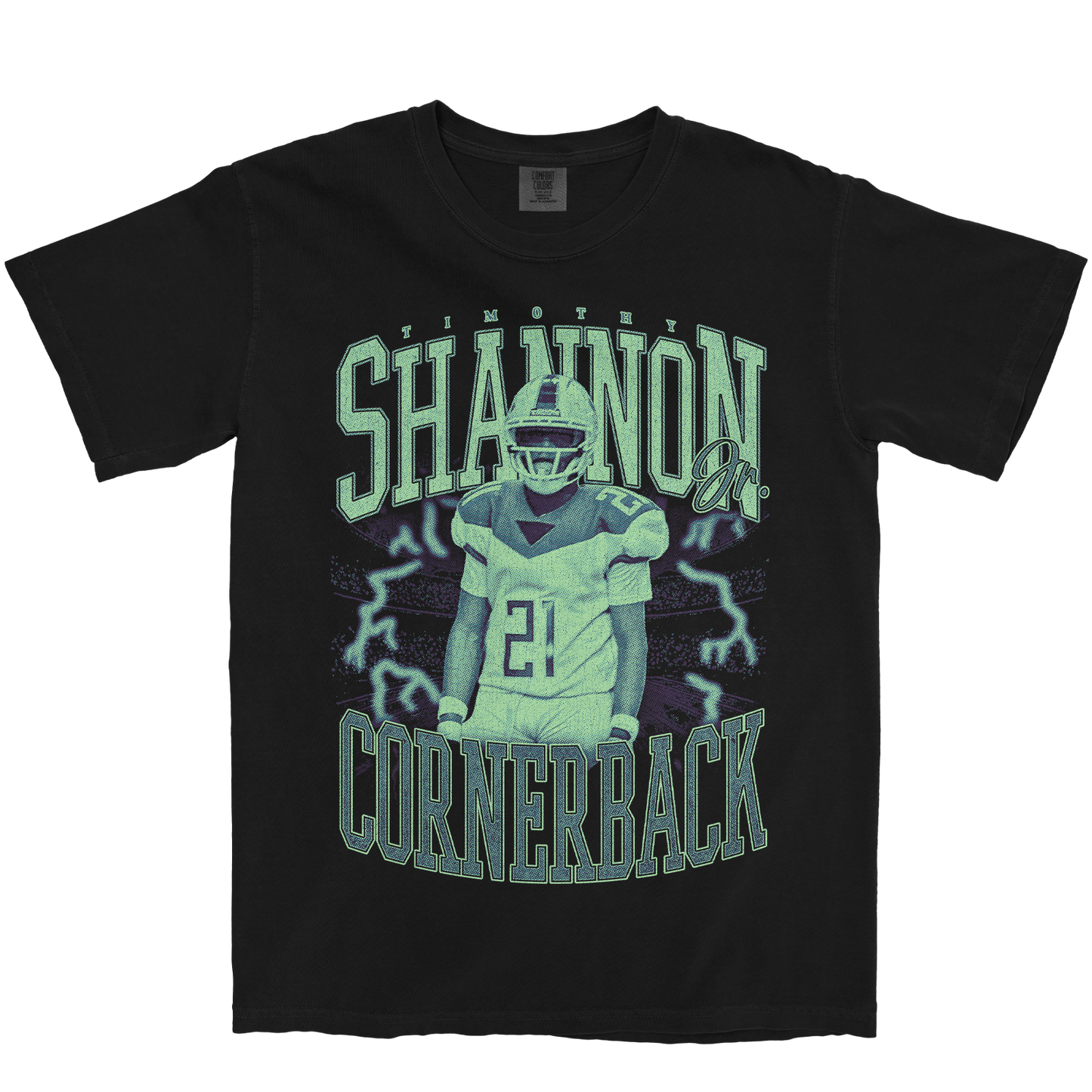 TIMOTHY SHANNON JR. VINTAGE BLACK TEE