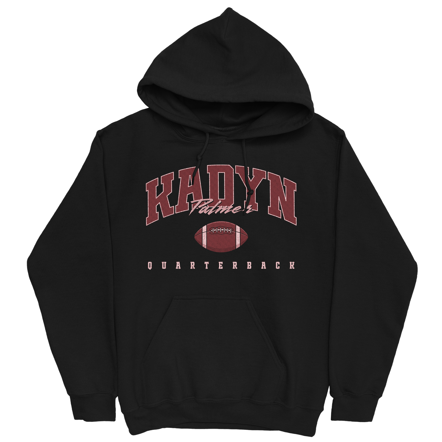 KADYN PALMER RETRO BLACK HOODIE