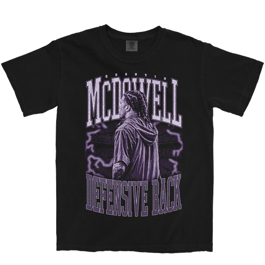 QUENTIN MCDOWELL VINTAGE BLACK TEE