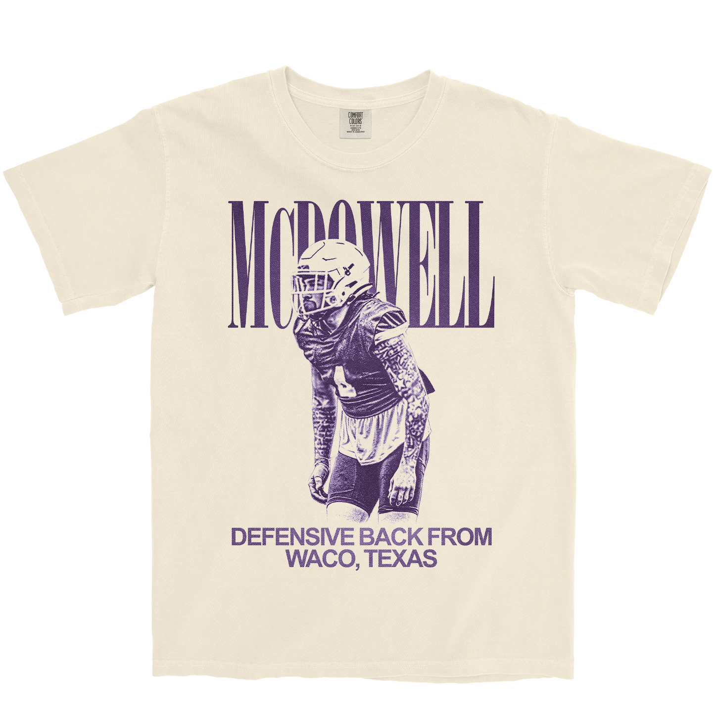 QUENTIN MCDOWELL VINTAGE IVORY TEE