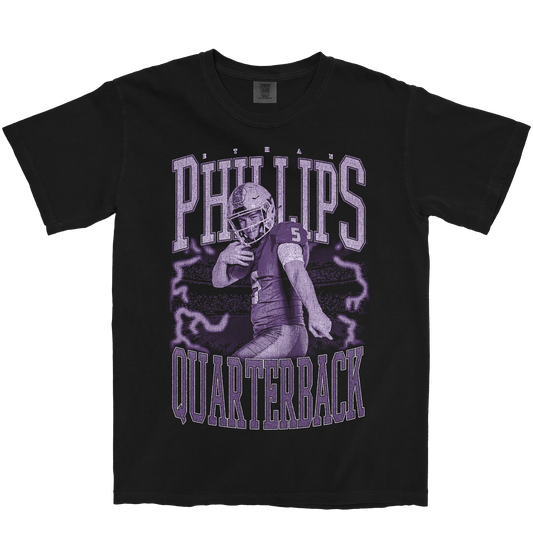 ETHAN PHILLIPS VINTAGE BLACK TEE