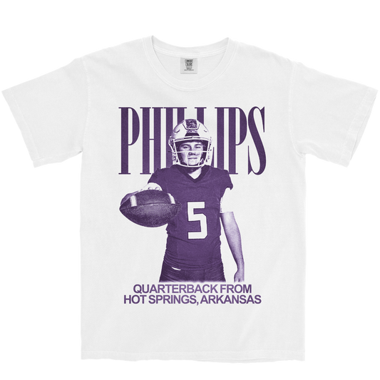 ETHAN PHILLIPS VINTAGE WHITE TEE