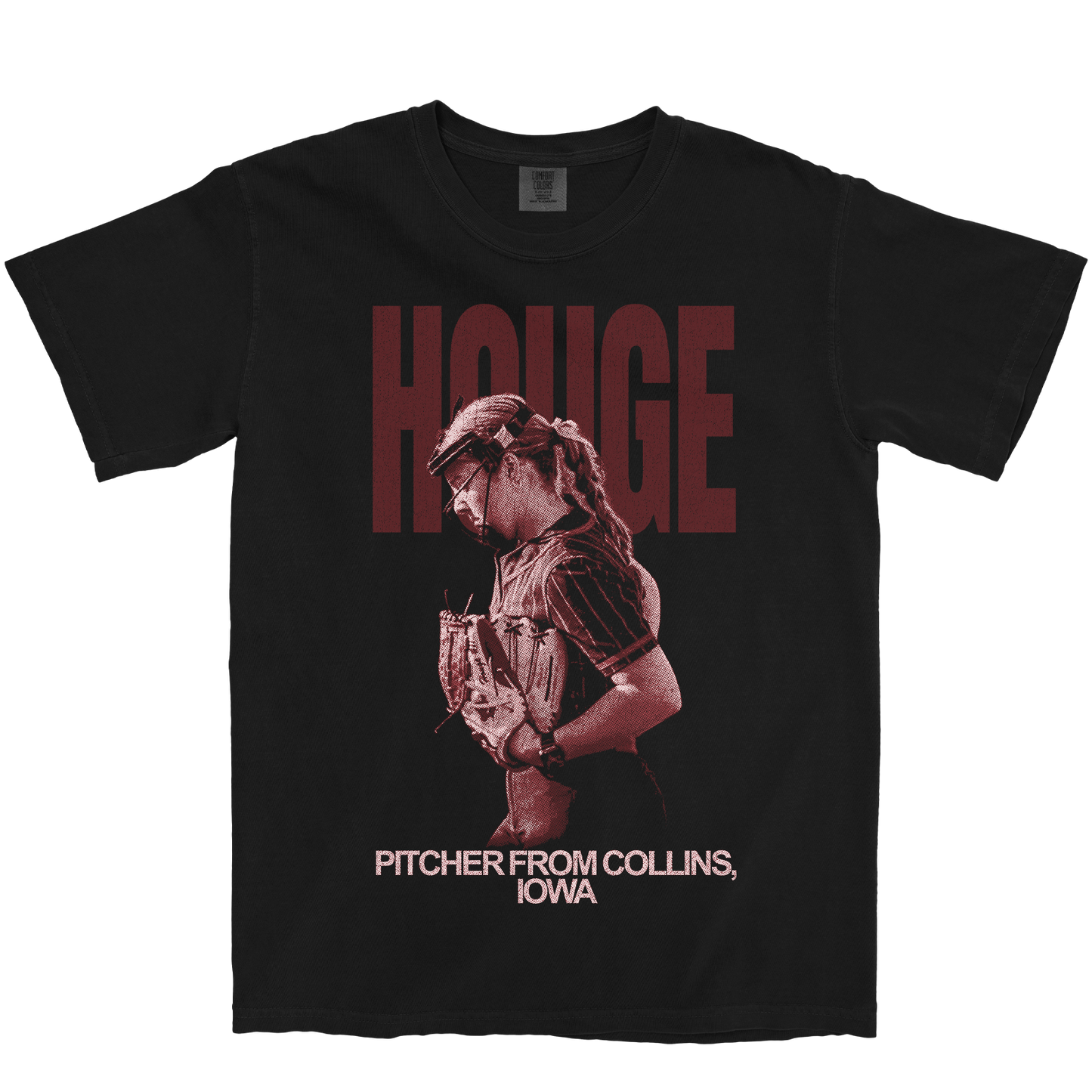 ERICA HOUGE VINTAGE BLACK TEE