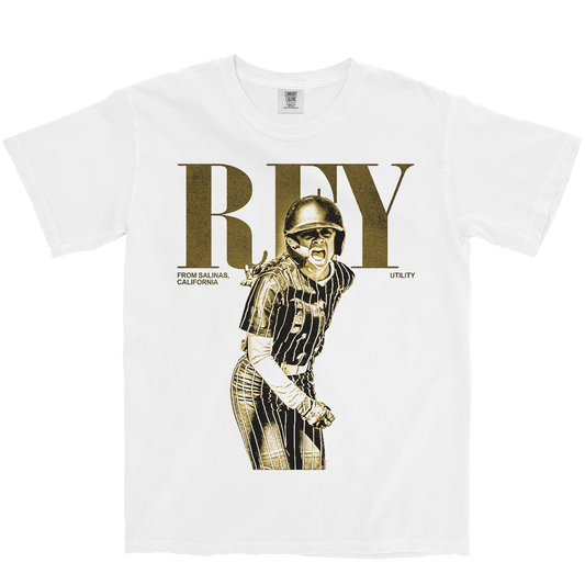 SAMANTHA REY VINTAGE WHITE TEE