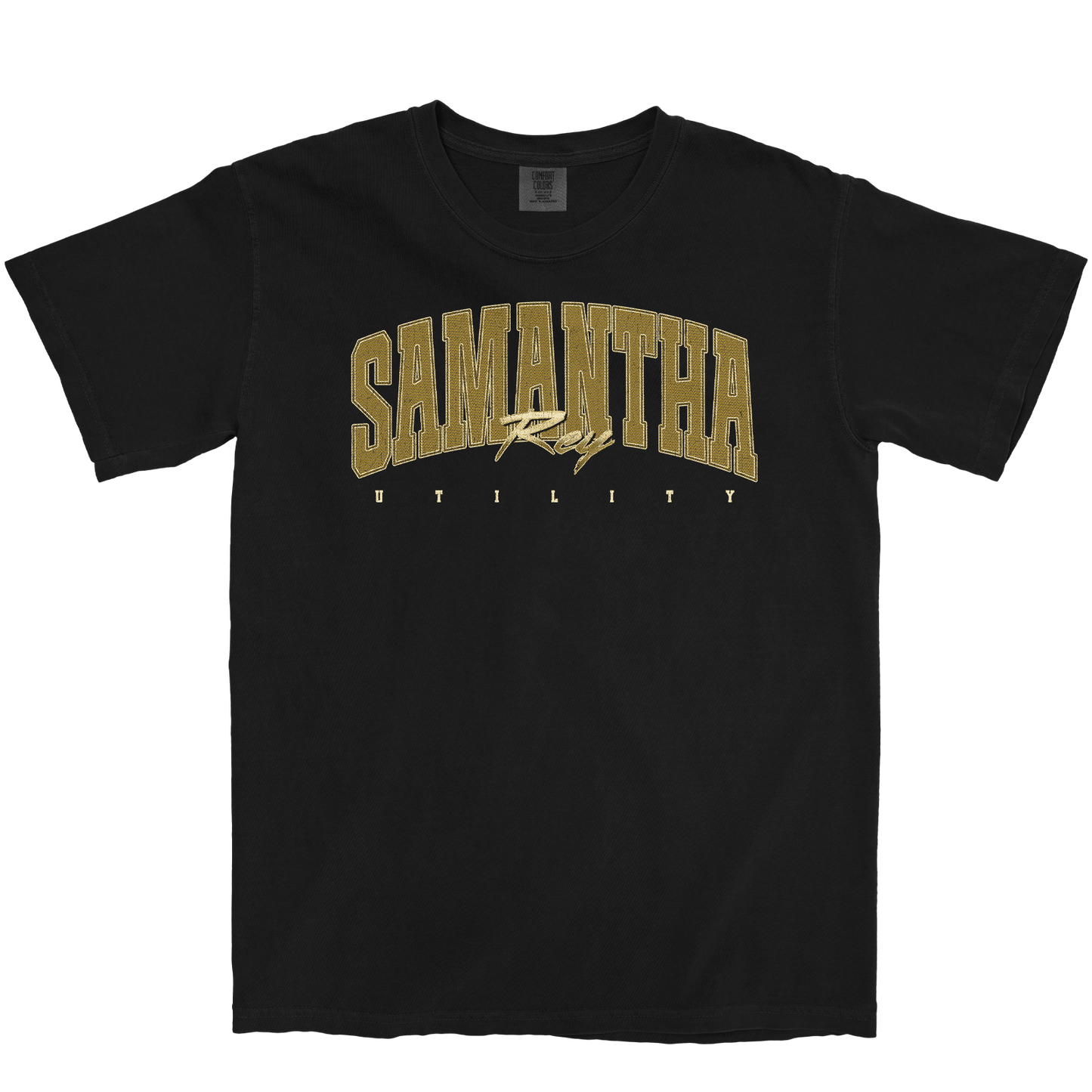 SAMANTHA REY RETRO BLACK TEE