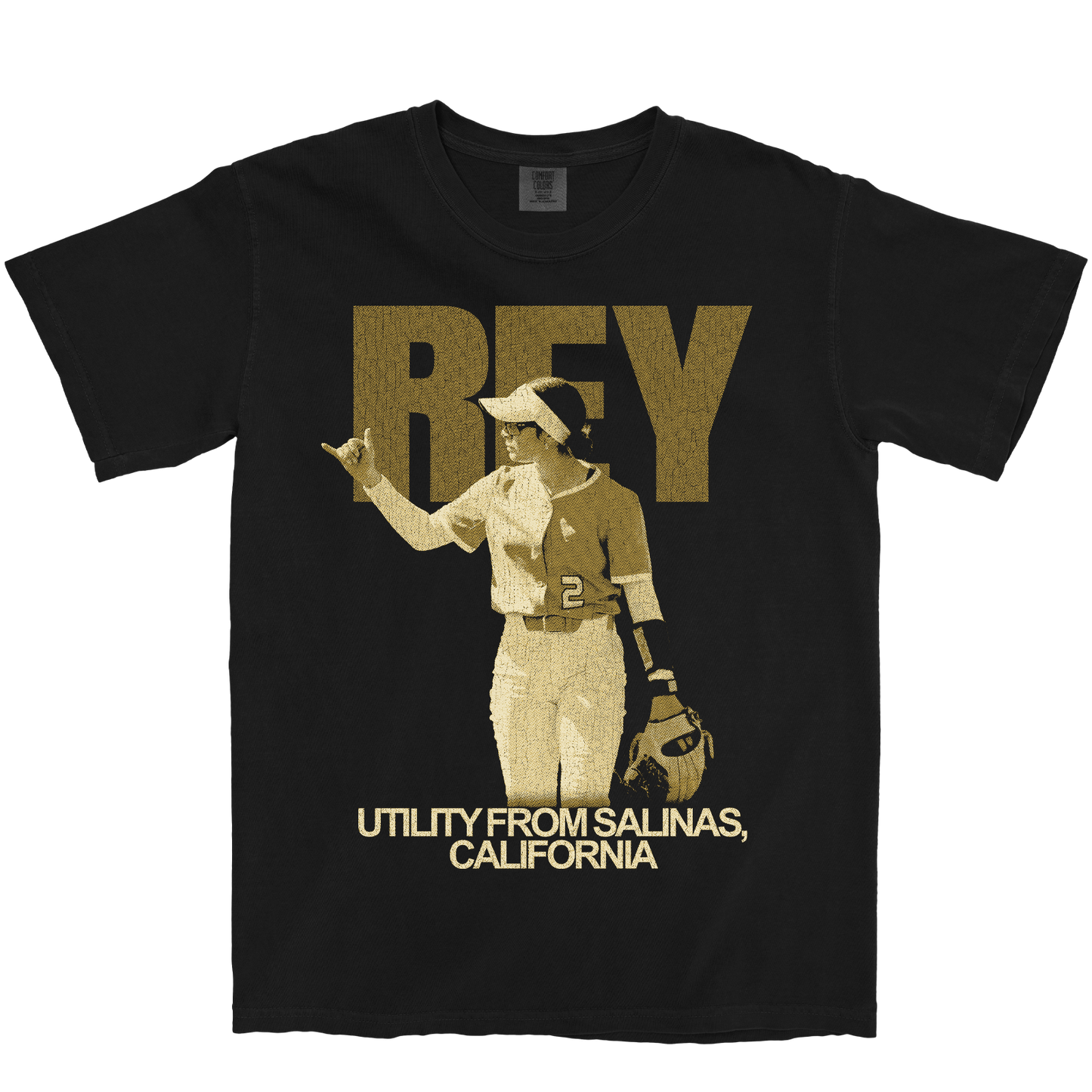 SAMANTHA REY VINTAGE BLACK TEE