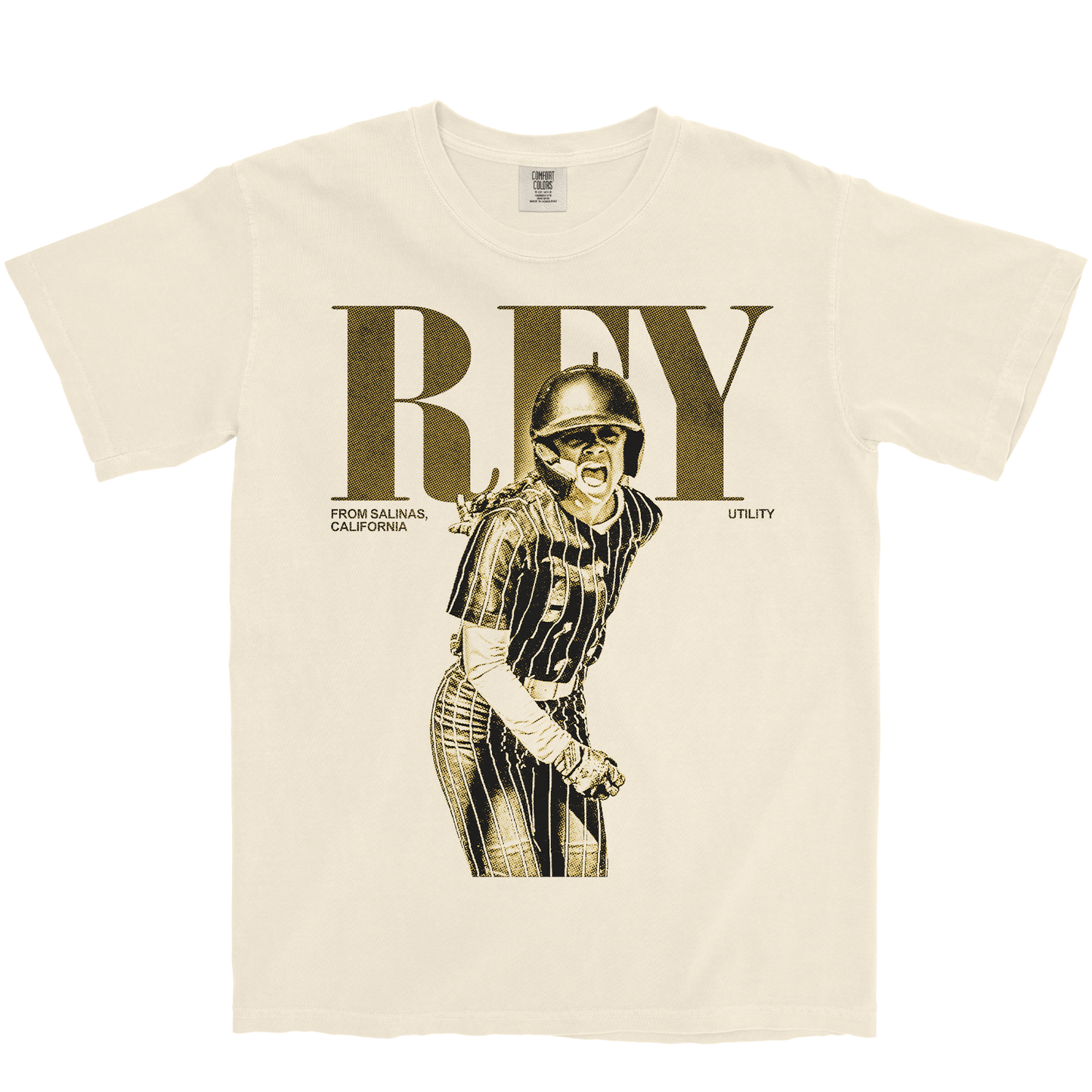 SAMANTHA REY VINTAGE IVORY TEE