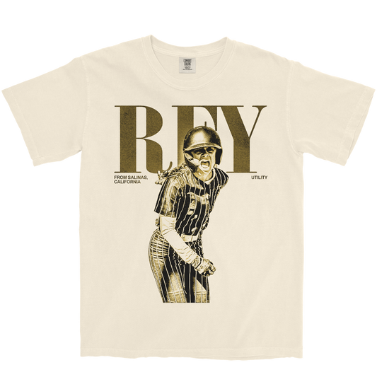 SAMANTHA REY VINTAGE IVORY TEE