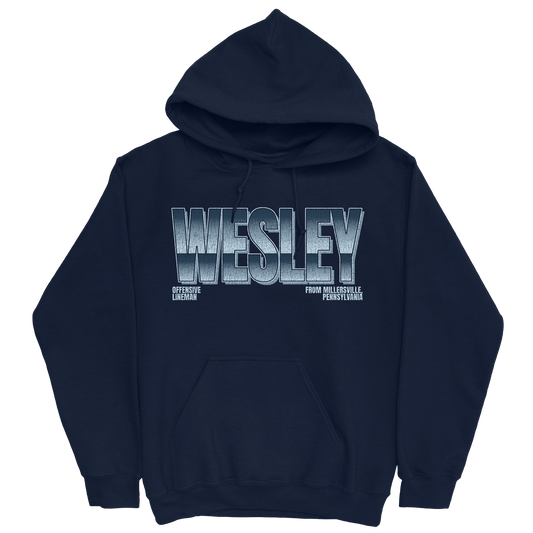 DHAMIR WESLEY RETRO NAVY HOODIE
