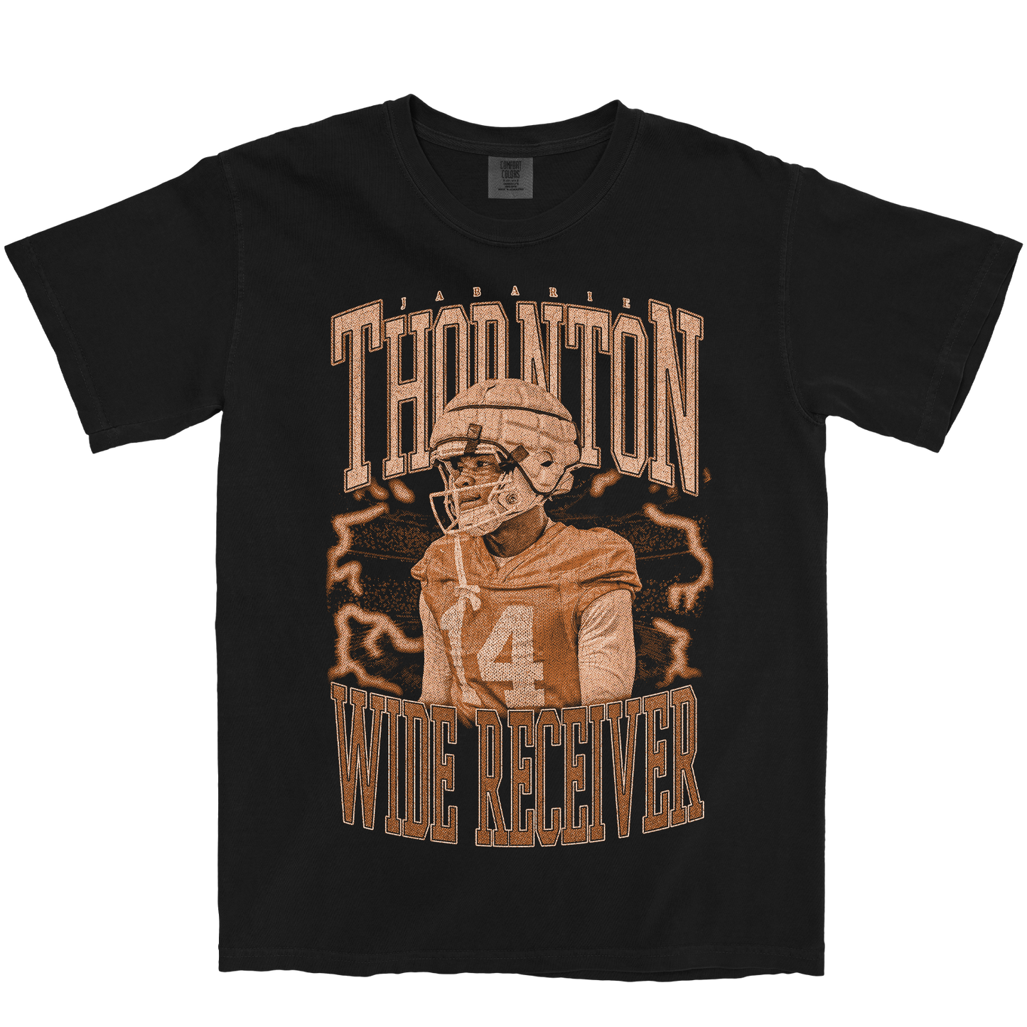 JABARIE THORNTON VINTAGE BLACK TEE