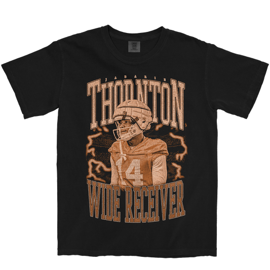 JABARIE THORNTON VINTAGE BLACK TEE