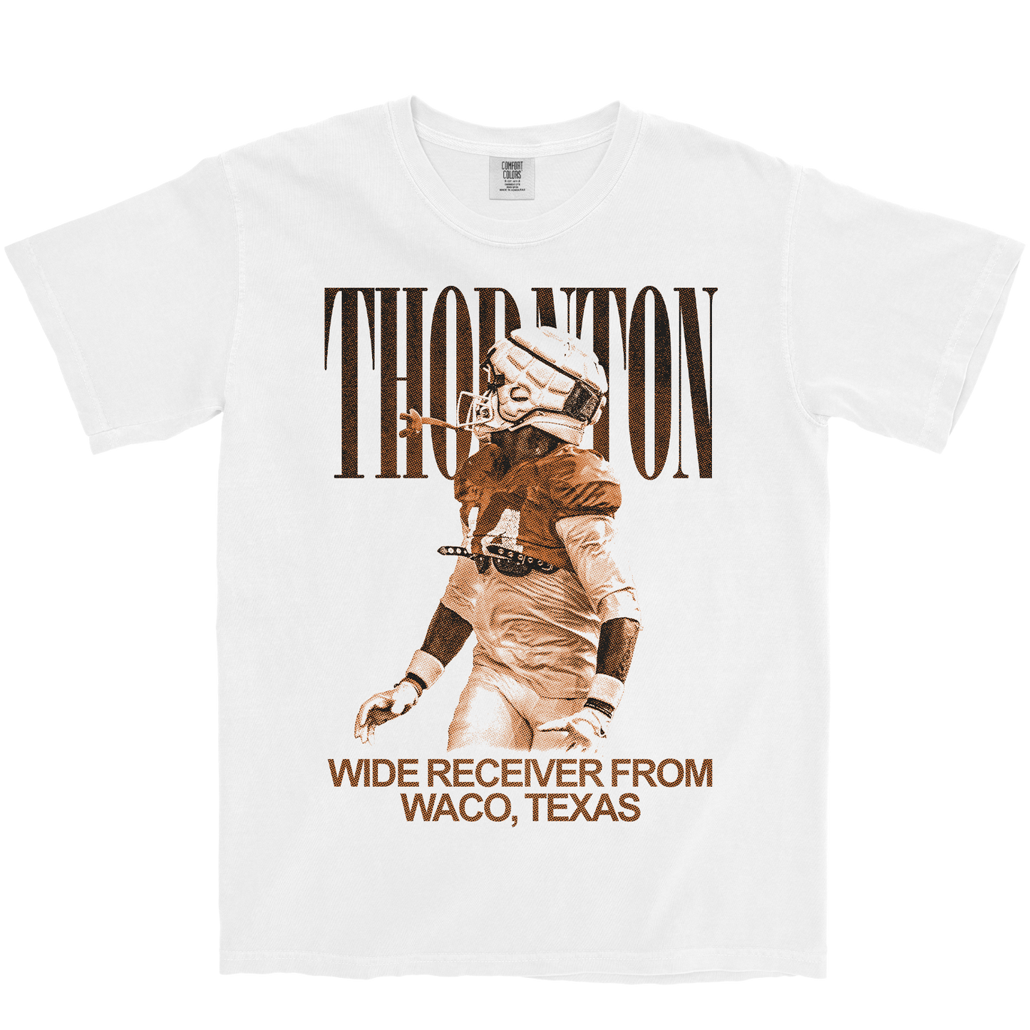 JABARIE THORNTON VINTAGE WHITE TEE