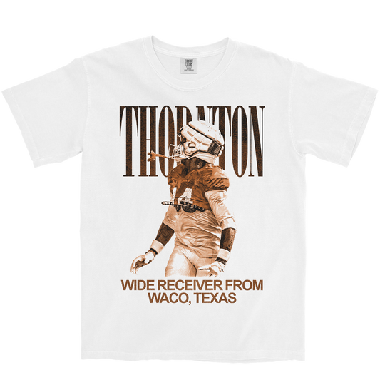 JABARIE THORNTON VINTAGE WHITE TEE