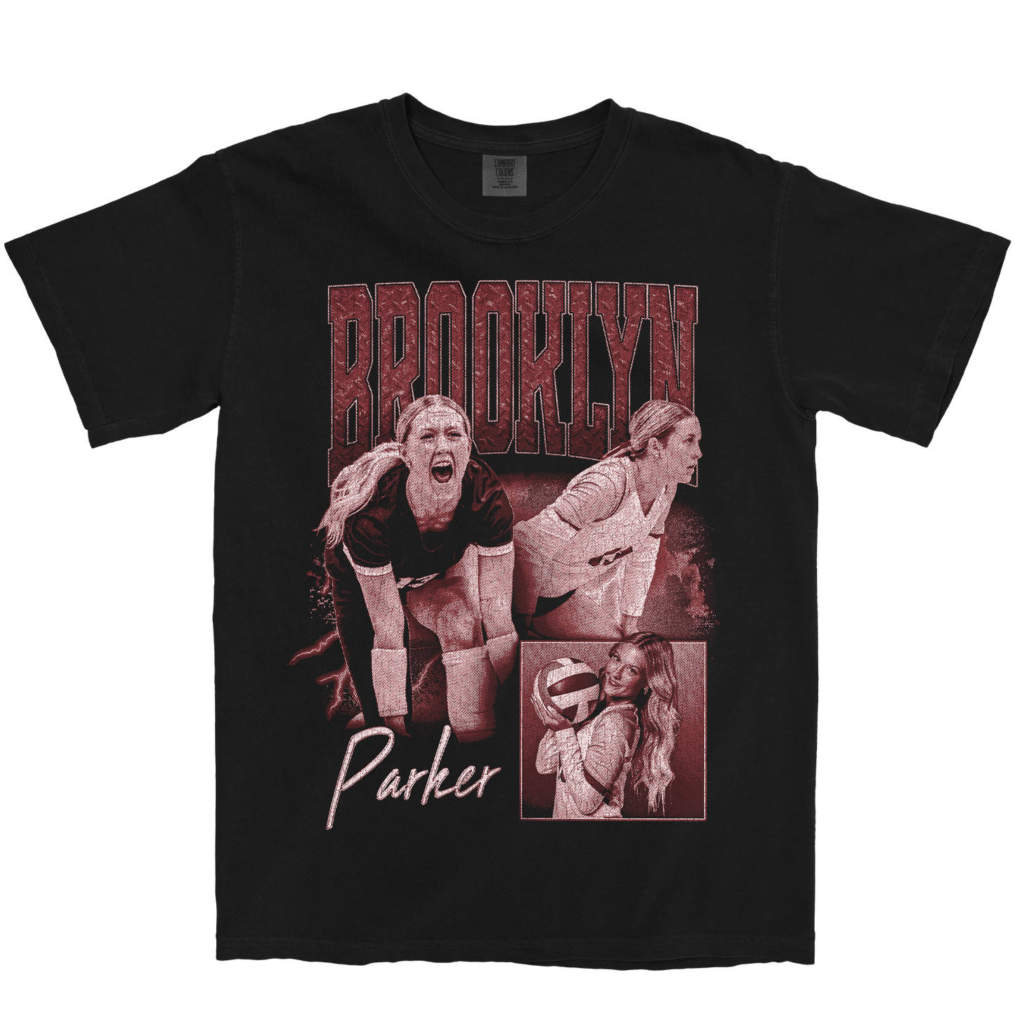 BROOKLYN PARKER GRAPHIC BLACK TEE