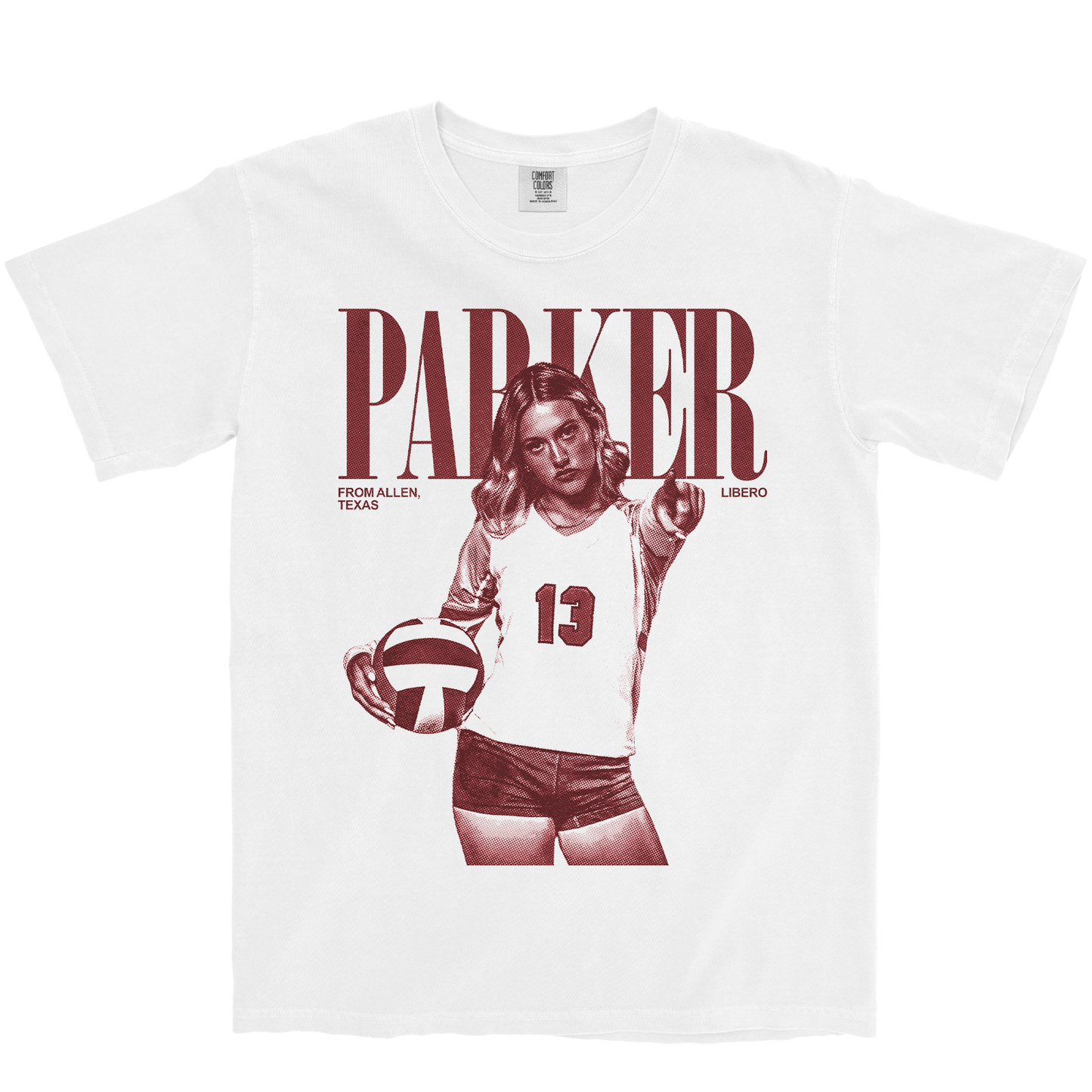 BROOKLYN PARKER VINTAGE WHITE TEE