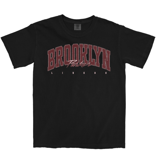 BROOKLYN PARKER RETRO BLACK TEE