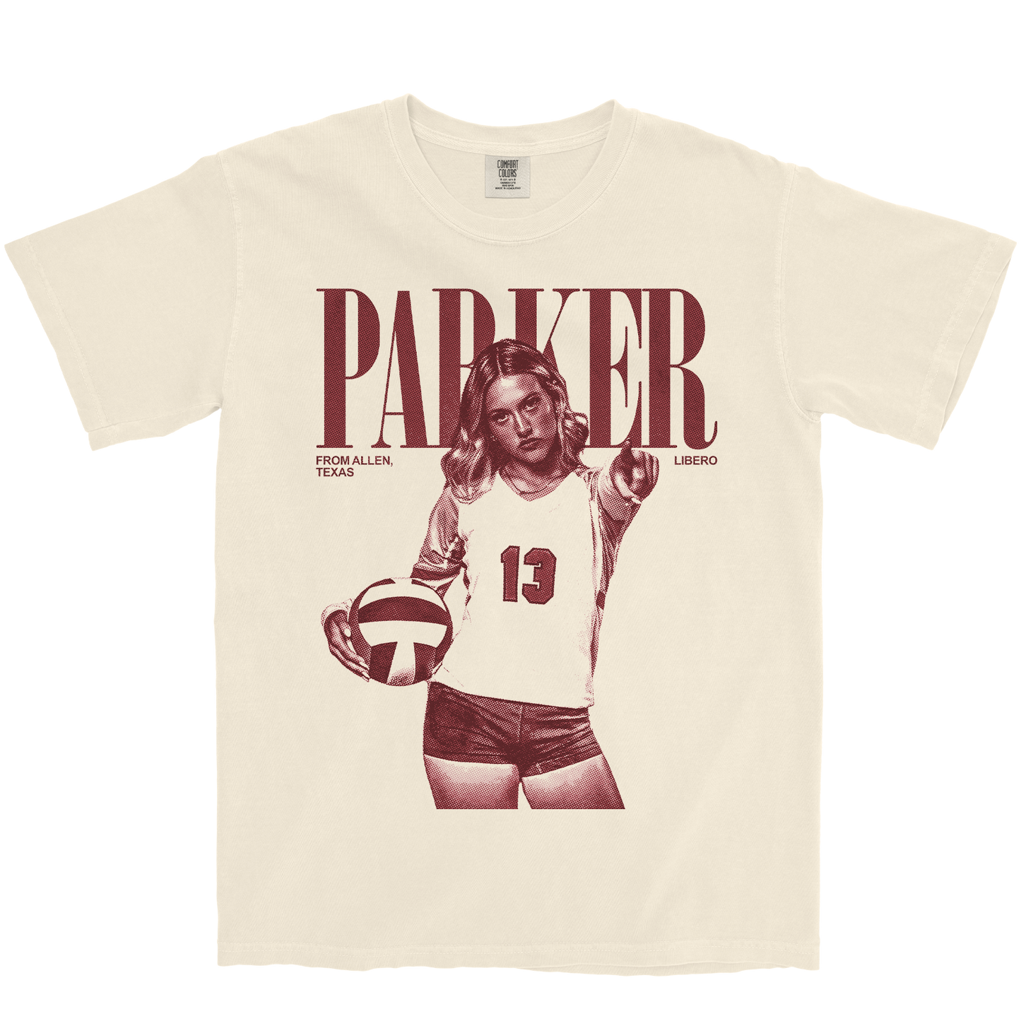 BROOKLYN PARKER VINTAGE IVORY TEE