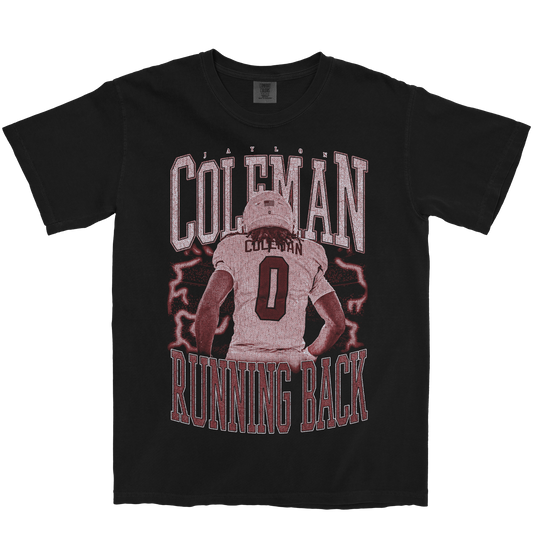 JAYLON COLEMAN VINTAGE BLACK TEE
