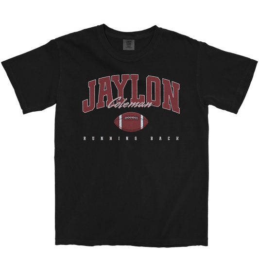 JAYLON COLEMAN RETRO BLACK TEE