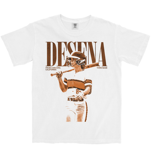 AMBER DESENA VINTAGE WHITE TEE