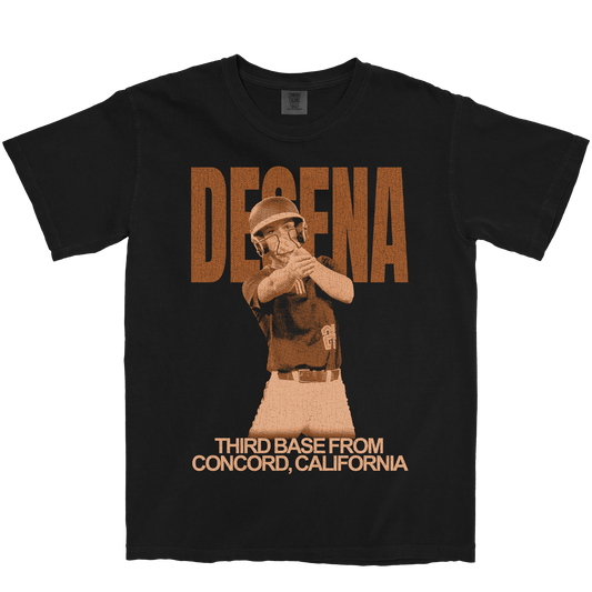 AMBER DESENA VINTAGE BLACK TEE