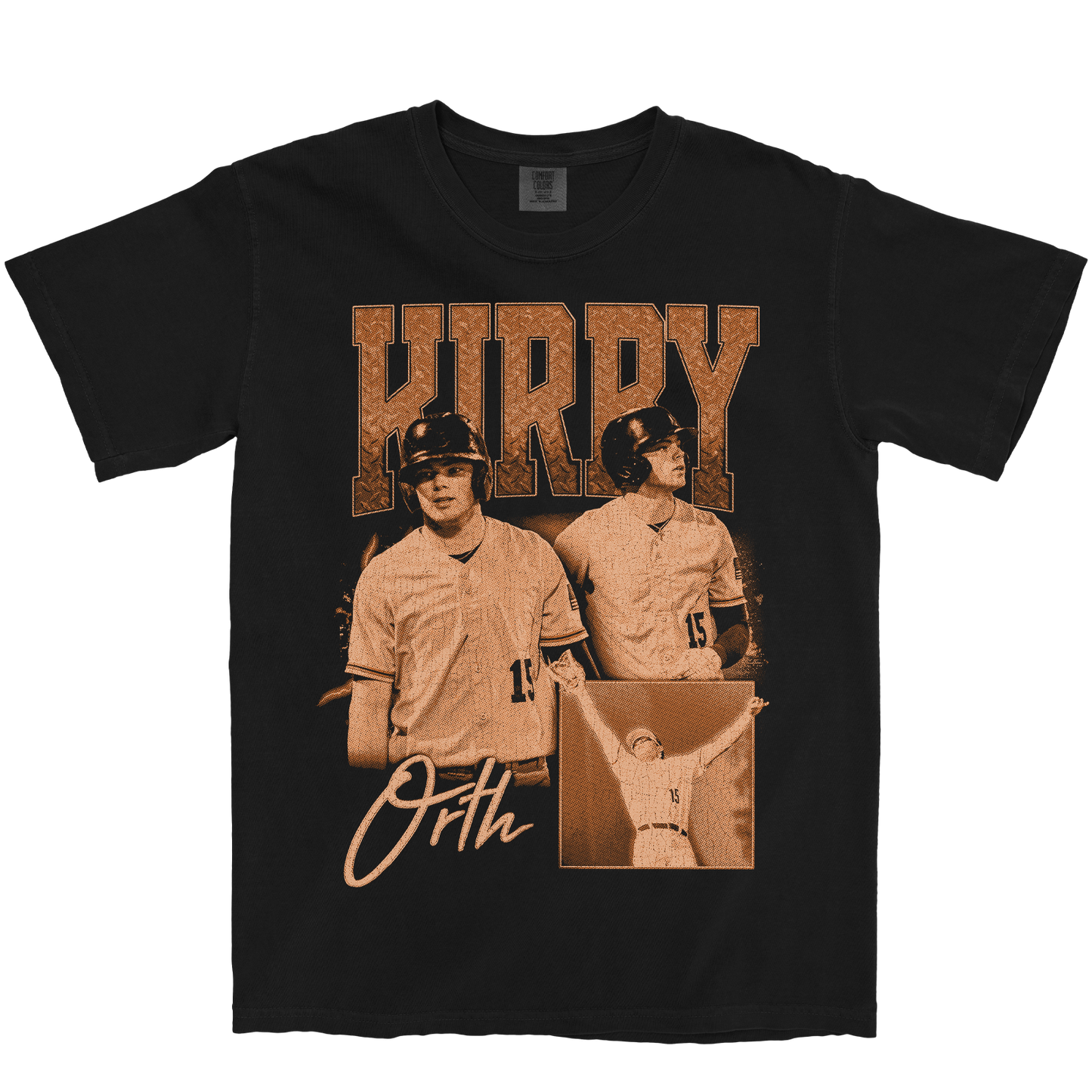 KIRBY ORTH GRAPHIC BLACK TEE