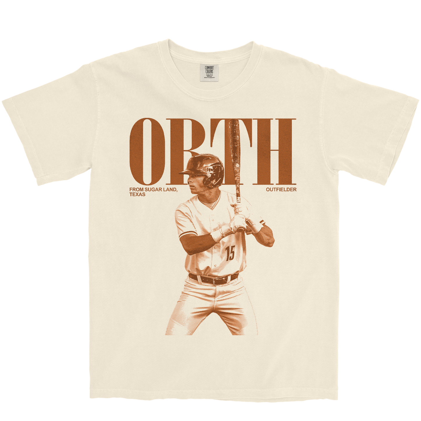 KIRBY ORTH VINTAGE IVORY TEE