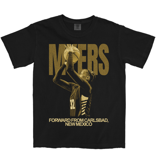 ALLIE MYERS VINTAGE BLACK TEE
