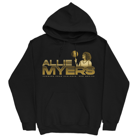 ALLIE MYERS RETRO BLACK HOODIE