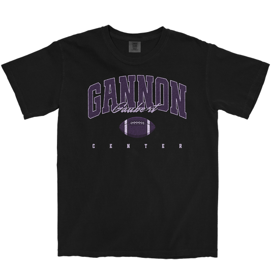 GANNON GAUBERT RETRO BLACK TEE