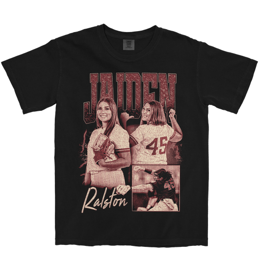 JAIDEN RALSTON GRAPHIC BLACK TEE
