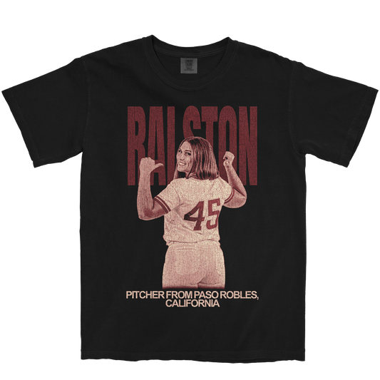 JAIDEN RALSTON VINTAGE BLACK TEE