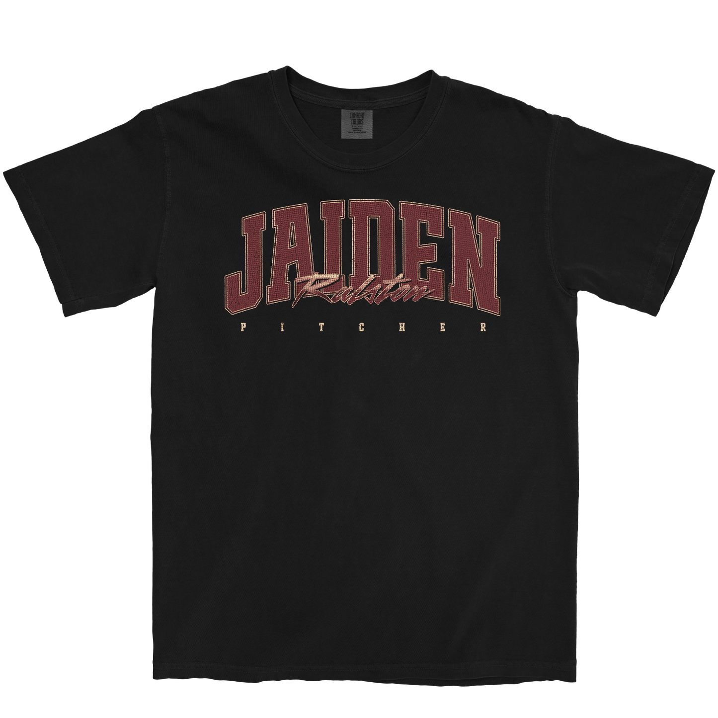 JAIDEN RALSTON RETRO BLACK TEE