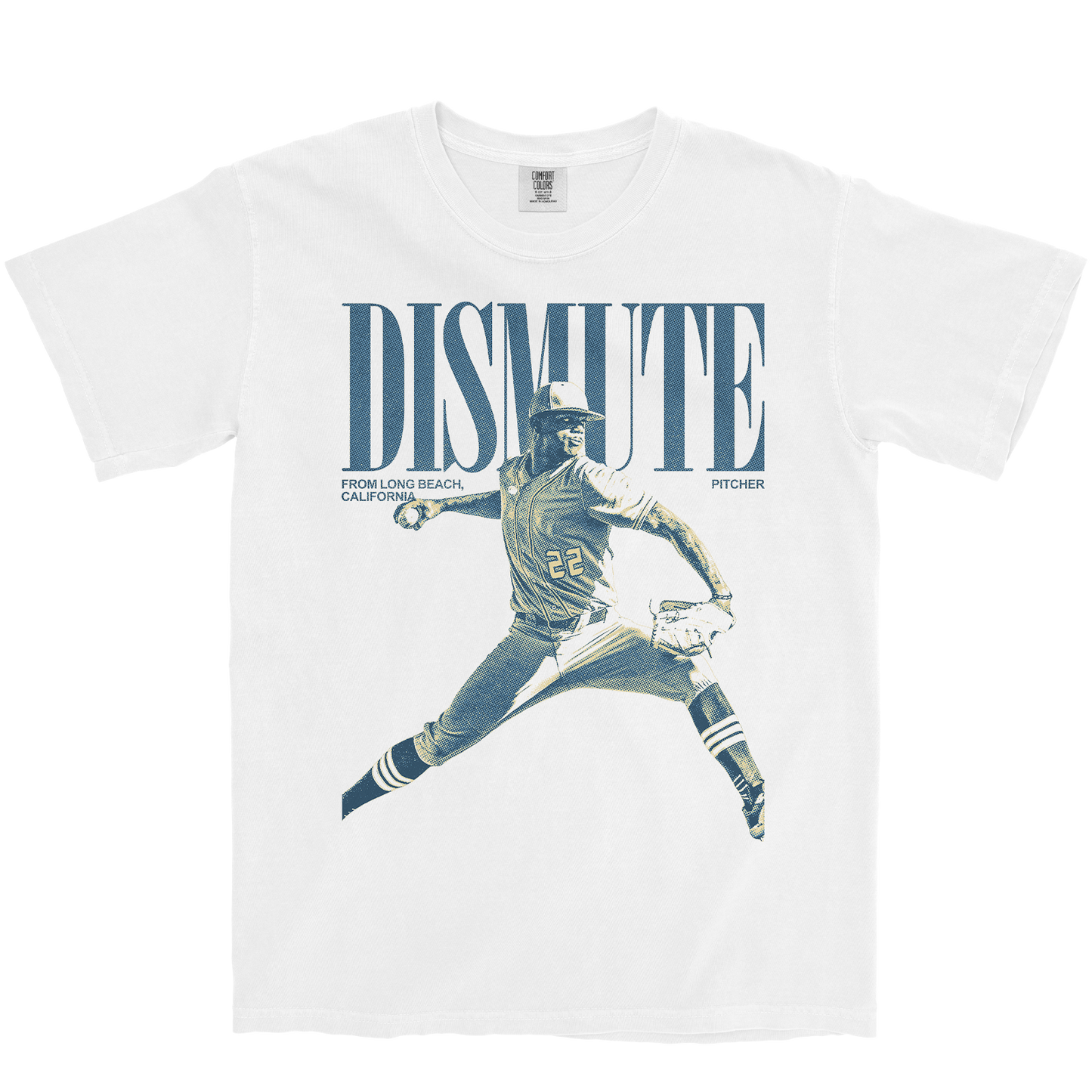 MYLES DISMUTE VINTAGE WHITE TEE