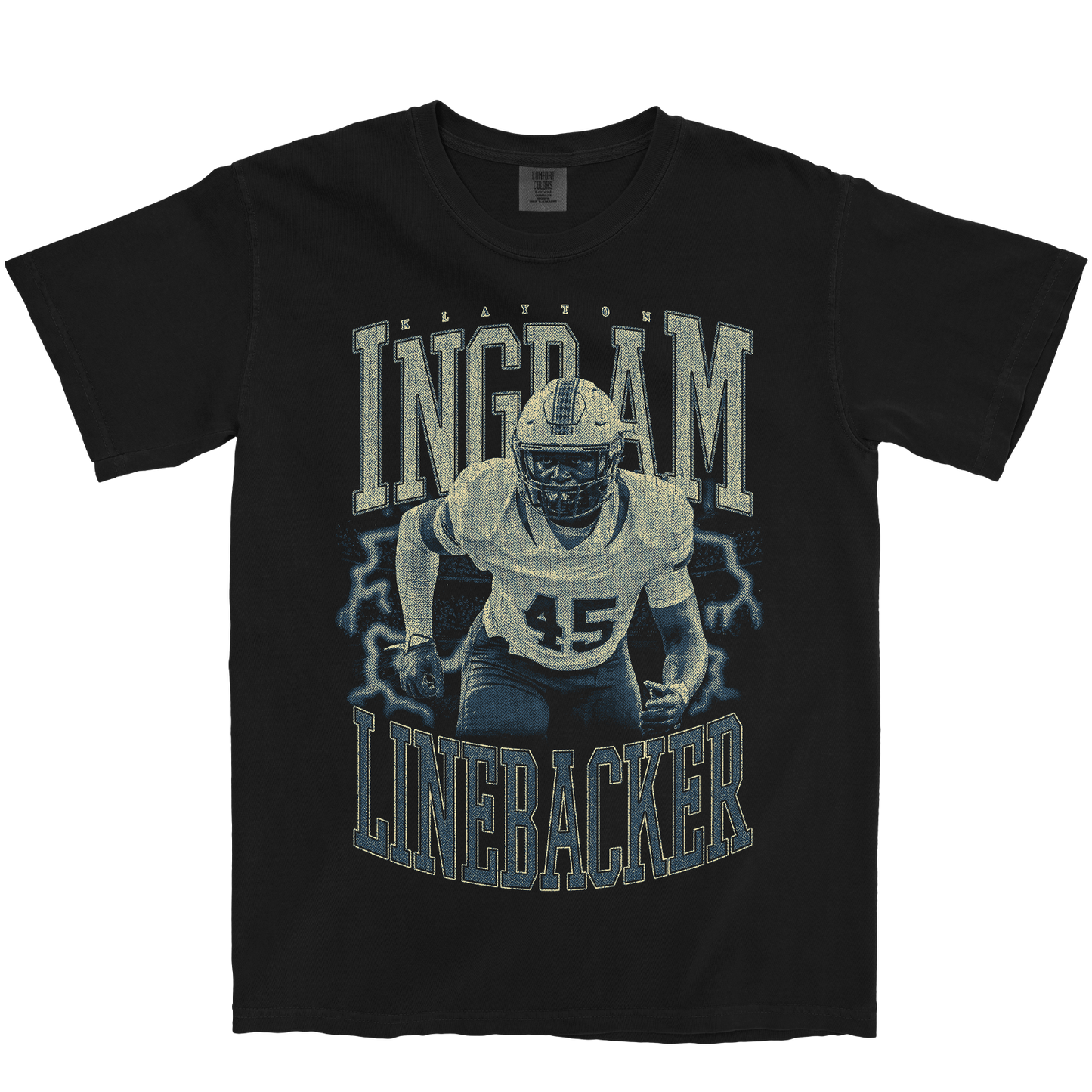KLAYTON INGRAM VINTAGE BLACK TEE