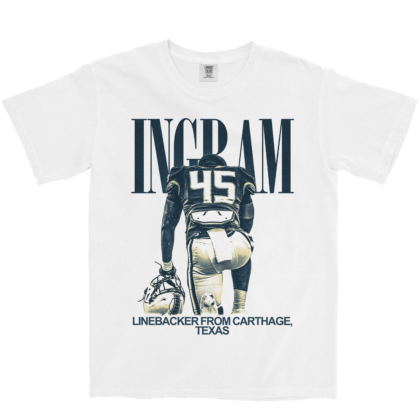 KLAYTON INGRAM VINTAGE WHITE TEE