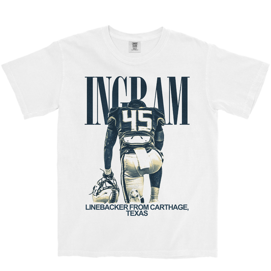 KLAYTON INGRAM VINTAGE WHITE TEE