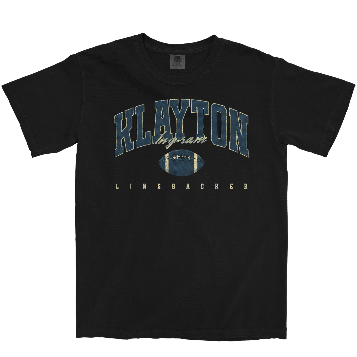KLAYTON INGRAM RETRO BLACK TEE