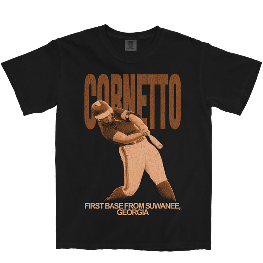 HANNAH CORNETTO VINTAGE BLACK TEE