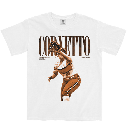 HANNAH CORNETTO VINTAGE WHITE TEE